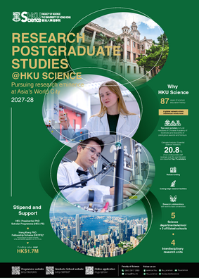 PhD/MPhil Study@HKU Faculty of Science